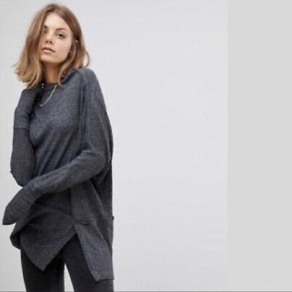 Free People London Town Asymmetrical Top (NWT) - Picture 3 of 6